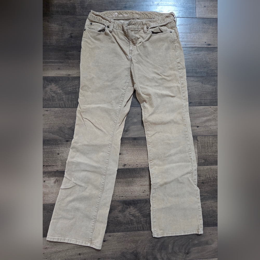 Beige Corduroy Pants